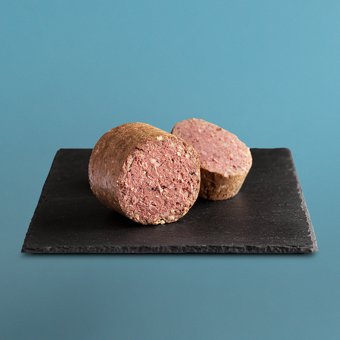 PrimaDog Nauta ja riisi koiranmakkara annoskuva