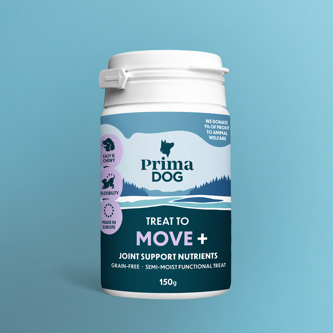 PrimaDog Move+ funktionaalinen makupala koiran nivelille pakkauskuva